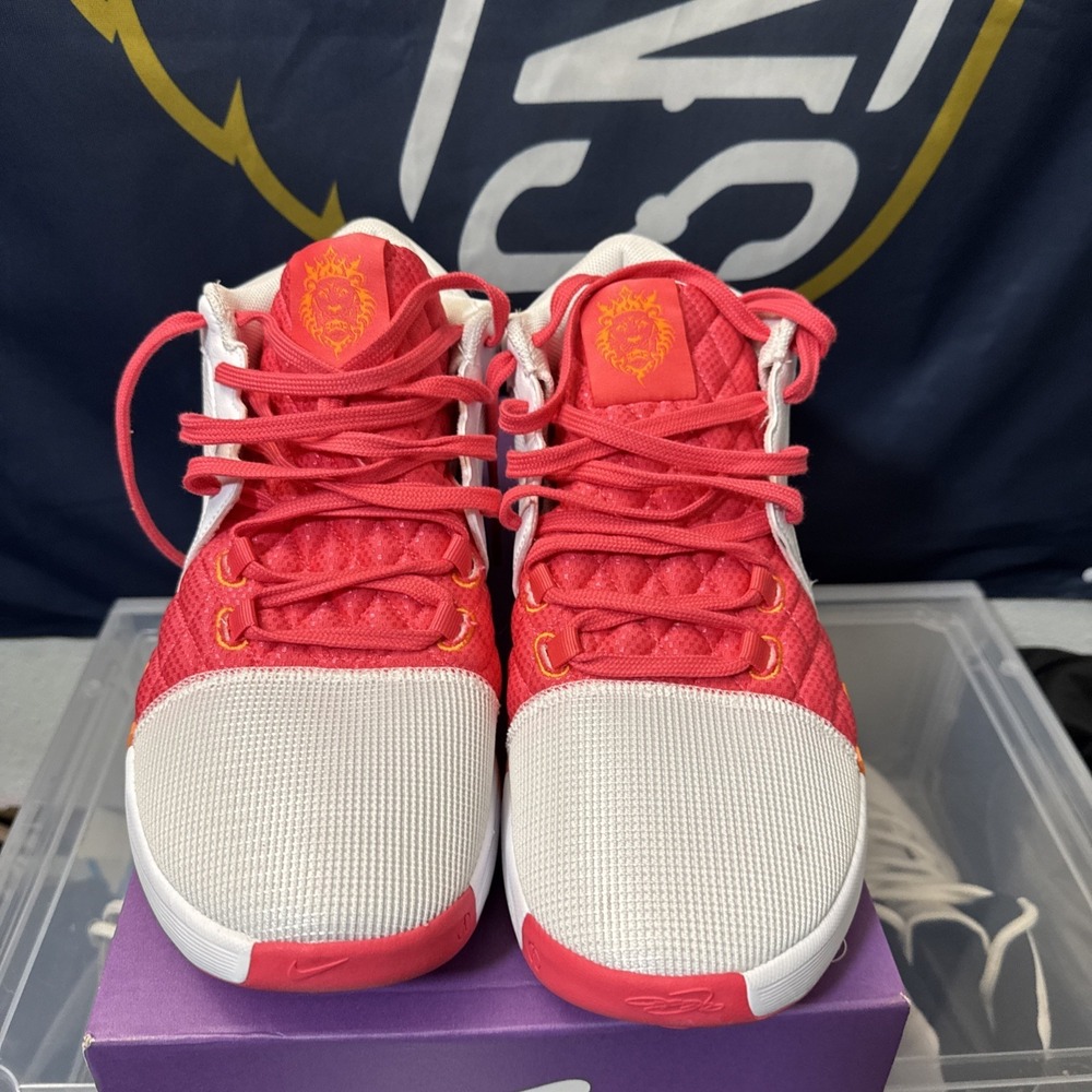 Nike Lebron Witness 8 Dunkin Donuts Edition Men 11.5 Basketball Shoe Fb2239-104 View 4
